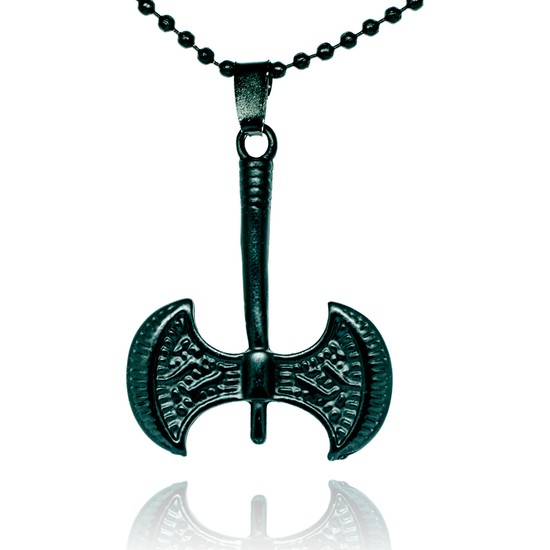 King Accessories Çift Taraflı Savaş Baltası Siyah Renk Fiyatı