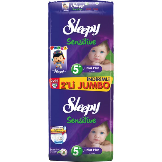 Sleepy Bebek Bezi No5+ Junior Plus 13x20 kg 44�lü Bez Fiyatı