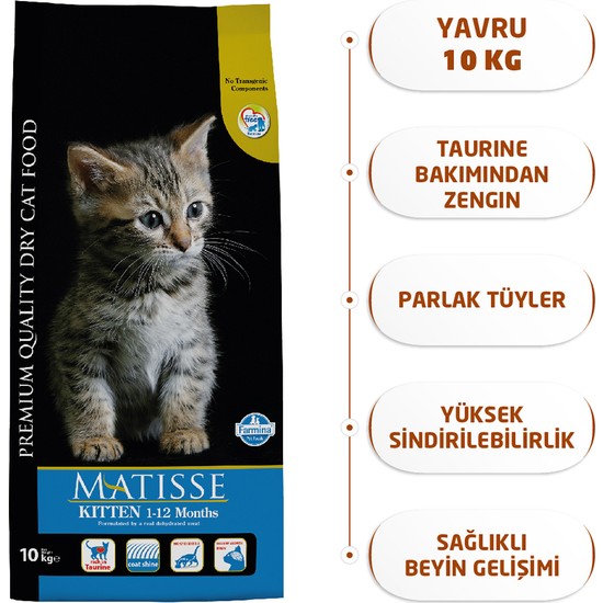 Matisse Kitten Kuru 10 Kg Yavru Kedi Maması Fiyatı