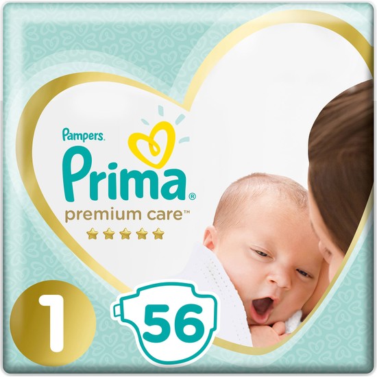 Prima Bebek Bezi Premium Care 1 Beden 56 Adet Yenidogan Fiyatı