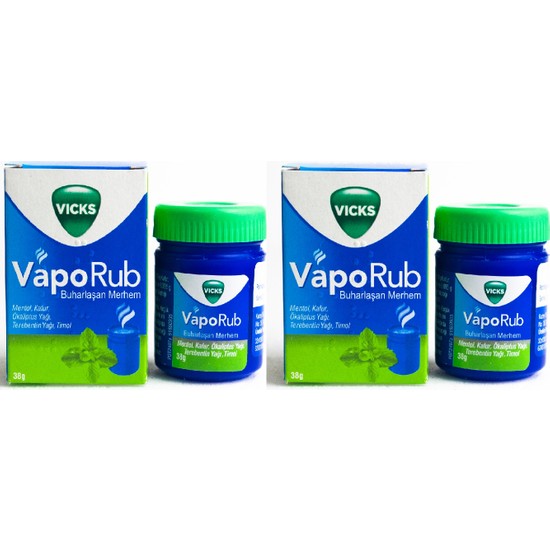 Vaporub Vicks Buharlaşan Merhem 38 Gr. 2x38 gr (2 Adet) Fiyatı