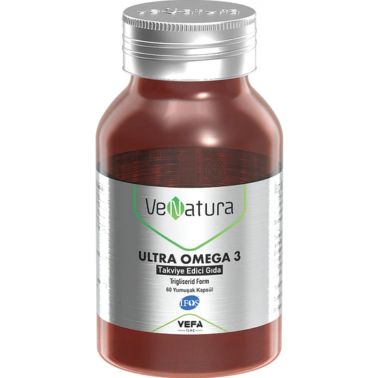 Venatura Ultra Omega 3- 60 Kapsül Takviye Edici Gıda