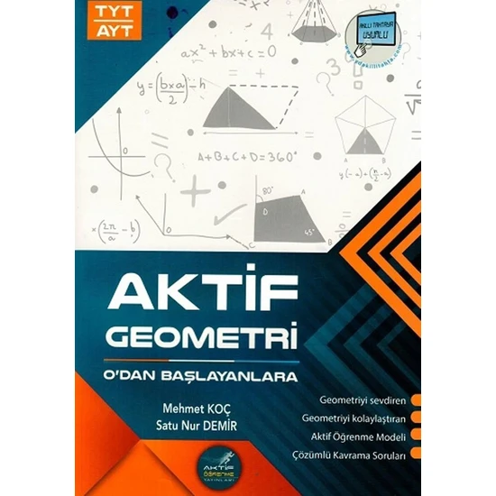 Aktif Öğrenme Yayınları TYT AYT Geometri 0 dan Başlayanlara - Mehmet Koç