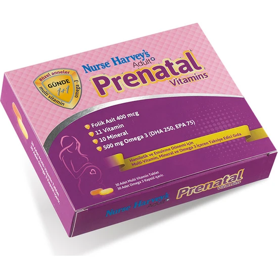 Nurse Harvey's Prenatal Adult Vitamin - 30 Tablet