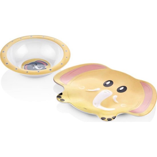 The Mia Bebek Mama Seti 2 Parça Fil Sarı Fiyatı