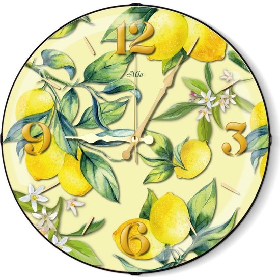 The Mia Duvar Saati Limon Sarı 35 Cm Fiyatı Taksit Seçenekleri The Mia Duvar Saati Limon Sarı 35 Cm Fiyatı Taksit Seçenekleri