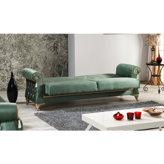 Yıldız Mobilya Vigo Yeşil Kanepe Metal Kasa Fiyatı