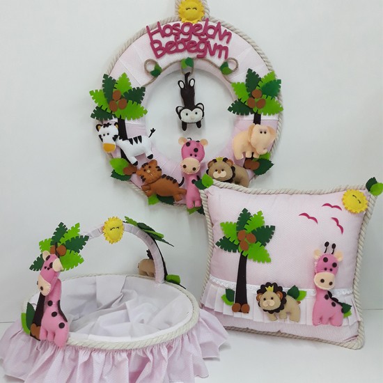 Bebek Odası Kapı Süsü ,bebek Sepeti , Takı Yastığı