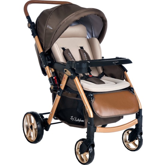 Baby Home BH770 Gold Alüminyum Bilyeli Teker Bebek