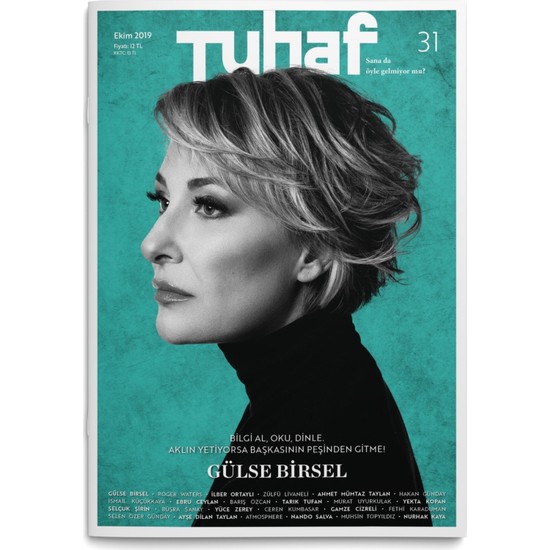 Tuhaf Dergi Sayı 31 Ekim 2019 Gülse Birsel Kitabı ve Fiyatı
