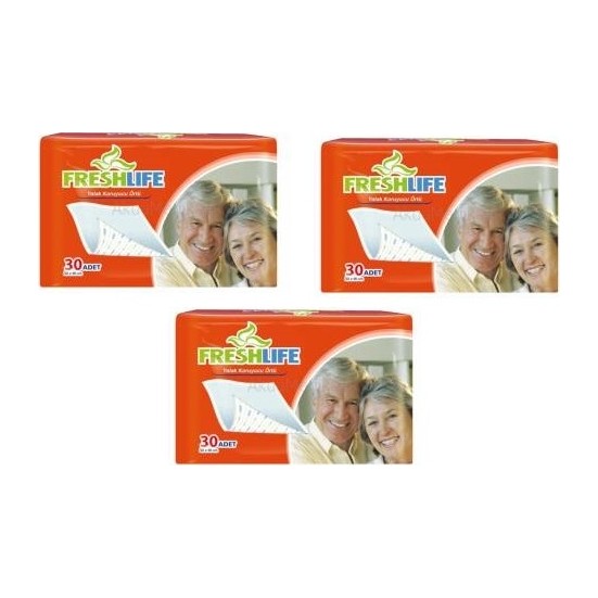 FreshLife Yatak Koruyucu Örtü 60x90cm 90 Adet Fiyatı