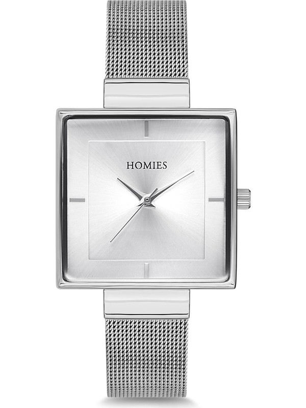 Homies Siyah Celik Bayan Saat Hm1364le