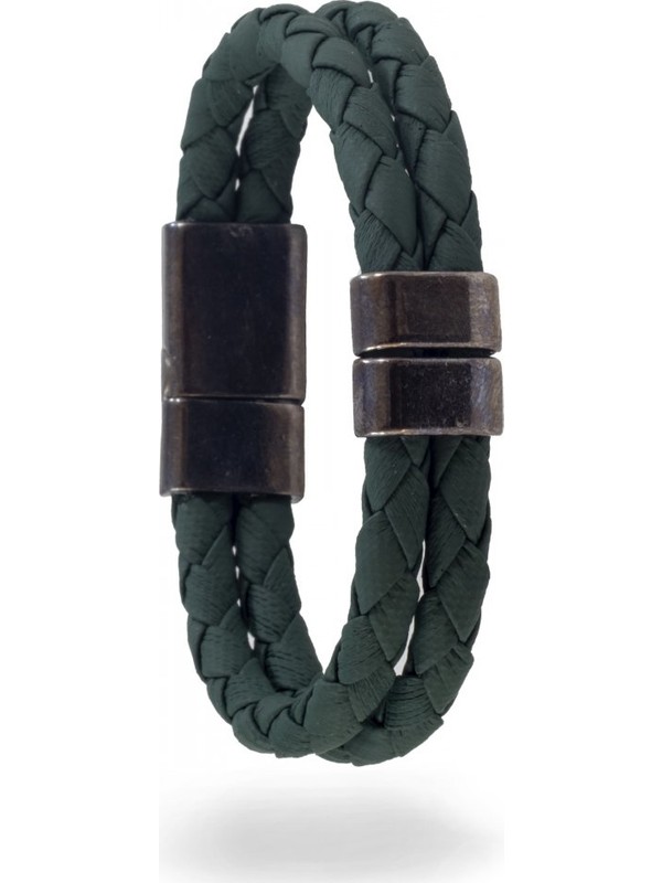 Angemiel Gercek Deri Siyah Erkek Bileklik Fiyati