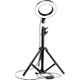 Blackmarket 10" Kuaför Makyaj Youtube Çekimleri Ring Light Sürekli 10 Inç Işık 2m Stand