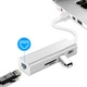 Alfais 4334 USB 3.0 To Ethernet RJ45 Micro SD/TF SD Kart Okuyucu Hub Çoklayıcı Adaptör