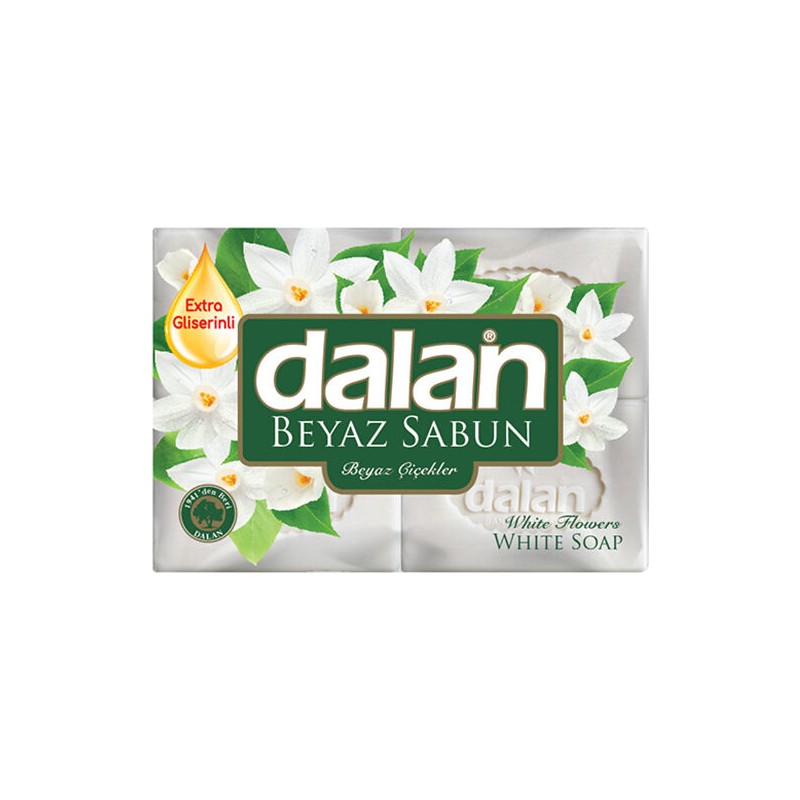 Dalan Banyo Sabunu Beyaz Çiçekler 4 ADET*150 G