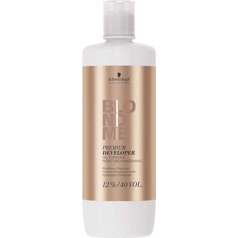 Schwarzkopf Blondme Saç Bakımı Oksidan %12 40 Vol 1000 ml Sıvı Formda Parlaklık ve Yumuşaklık Sağlar