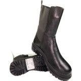 G.K Shoes G.K Kadın Siyah Günlük Kışlık Bot Tırtıklı Taban