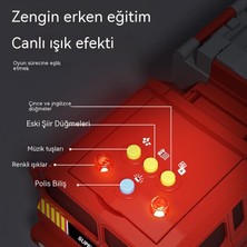 Knight Büyük Araba Oyuncak Çocuk Çocuk Eğitici Yangın Mühendisliği Araba Seti Bebek Çok Fonksiyonlu Konteyner Füzesi Su Püskürtme (Yurt Dışından)