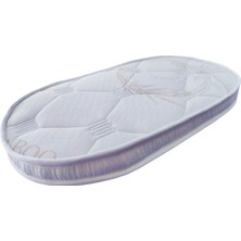 ZG Ticaret Anne Yanı Bambu Oval Beşik Yatagı  65X105X8