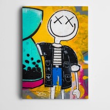 Dekolata Eğlenceli Çöp Adam Kanvas Tablo