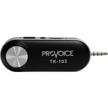 Provoice TK-103 Kablosuz Şarjlı Yaka Mikrofon