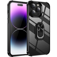 ZORE iPhone 14 Pro Kılıf Mola Kenar Köşe Yüzük Kısımları Renkli Kılıf