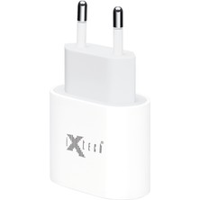 İXtech IX-CC009 20W Pd,type-C To Lightning Kablolu Seyehat Seti Beyaz