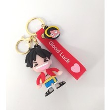 Hd Marketim One Piece Luffy Silikon Anahtarlık Çanta Süsü Oyuncak Aksesuar
