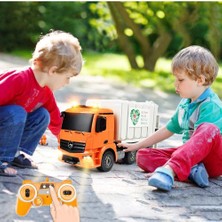 Oyuncakmatik Toys Uzaktan Kumandalı Mercedes Şarjlı Çöp Kamyonu