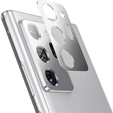 Yediseven Samsung Galaxy Note 20 Ultra 3D Metal Kamera Lens Koruyucu