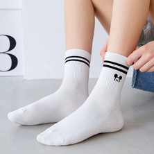 Worthy Socks 8'li Unisex Desenli Karekterli Kolej Spor Çorap