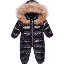 Modavals Kürklü Unisex Çocuk Kozmomont / Astronot Tulum