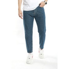 The Trend Man Koyu Boyfriend Jeans Pantolon