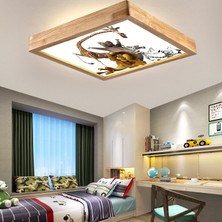Wood Design World Ahşap Çerçeve Çocuk Odası LED Aydınlatma