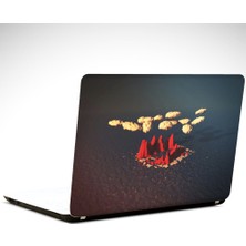 Dekolata Dağlar ve Bulutlar Laptop Sticker