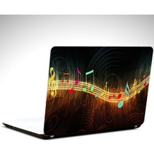 Dekolata Notalar Laptop Sticker