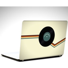 Dekolata Plak ve Müzik Laptop Sticker