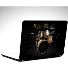 Dekolata Drum Set Laptop Sticker