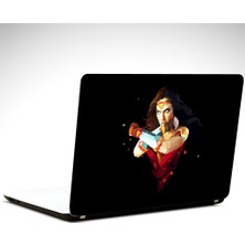 Dekolata Wonder Woman Low Poly Laptop Sticker