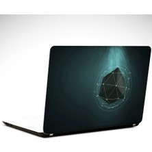 Dekolata Küp Geometri Laptop Sticker
