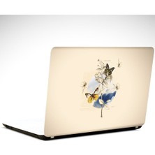 Dekolata Kelebek Vintage Laptop Sticker
