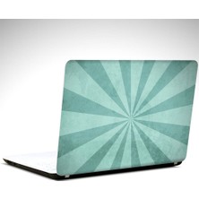 Dekolata Retro Mavi Laptop Sticker