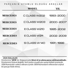 Alpha Auto Part Mercedes S Sınıf (W140) Için Sunroof Perde Izgarası- Gri