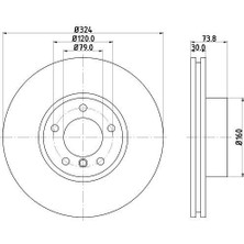 Hella E39 Ön Fren Disk