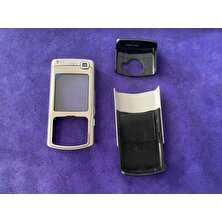 Nokia N70 Ön Arka Kapak Gri(Tuşsuz) - N70 Kapak