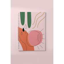 Co Notes  3'lü Spiralli Kareli Defter Seti - Summer Series A5 (15X21CM)