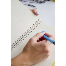 Co Notes  Sert Kapak Spiralli Noktalı Defter - Bullet Journal
