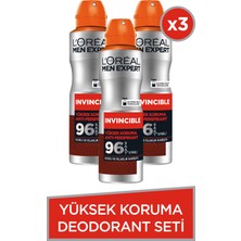 3'Lü Men Expert Invincible Deodorant Seti