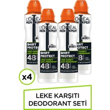 4'Lü Men Expert Shirt Protect Deodorant Seti